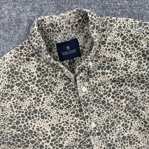 ROARK REVIVAL Mens Short Sleeve Button Down Shirt Pattern M Made in India